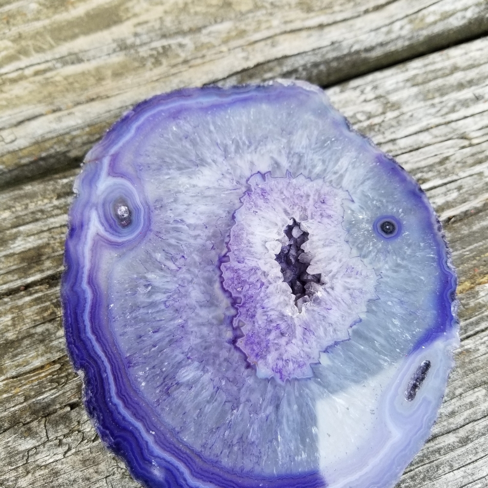Stone Set purple Gray